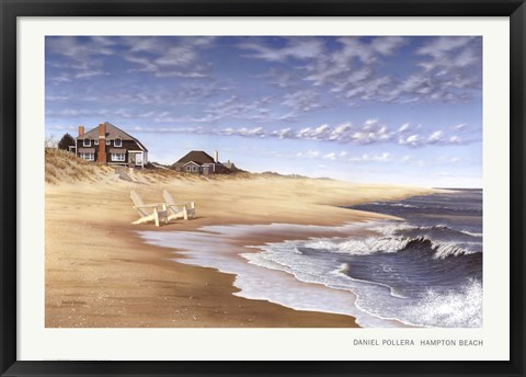 Framed Hampton Beach Print