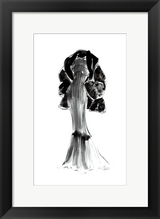 Framed Evening Coat Print