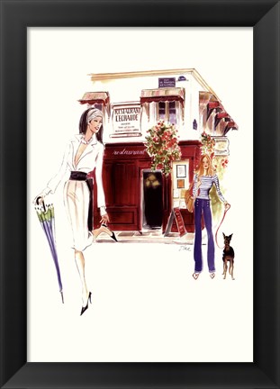 Framed Restaurant Lechaude Print