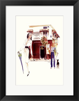 Framed Restaurant Lechaude Print