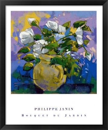 Framed Bouquet de Jardin Print