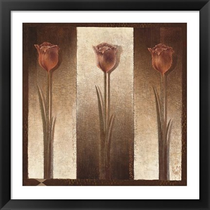 Framed Three Tulips Print