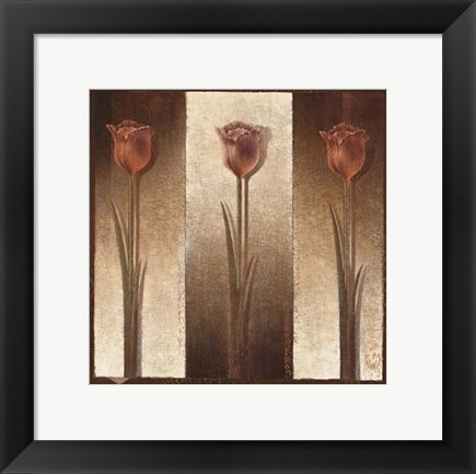 Framed Three Tulips Print