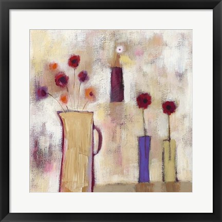 Framed Floral Arrangement II Print