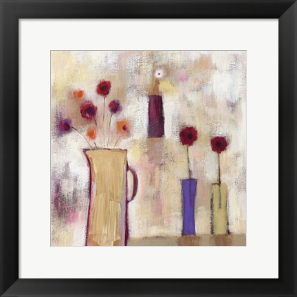 Framed Floral Arrangement II Print