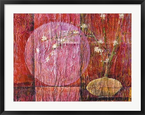 Framed Composition with Blossom I Print