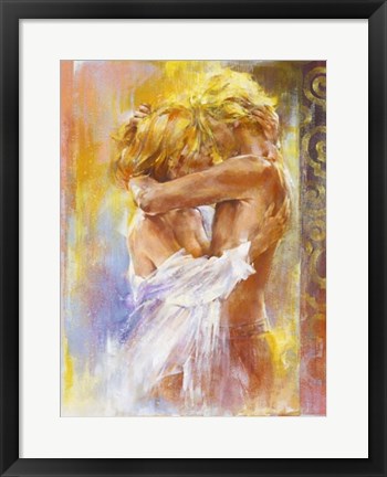 Framed Les Amoureux I Print