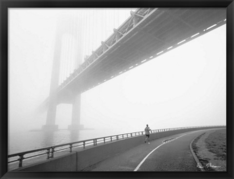 Framed Verrazano Bridge Print