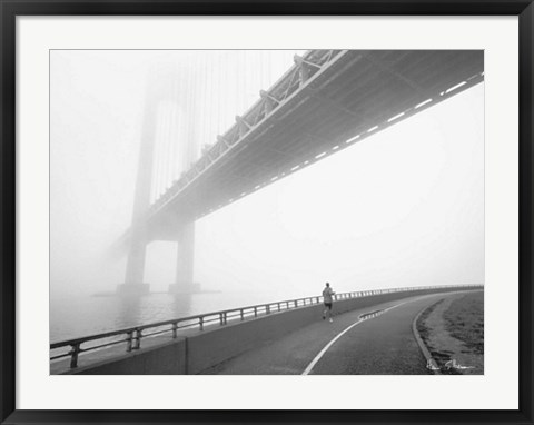 Framed Verrazano Bridge Print