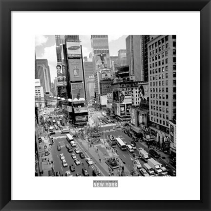 Framed Times Square Afternoon Print