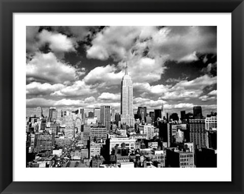 Framed Sky Over Manhattan Print