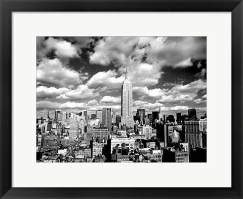 Framed Sky Over Manhattan Print