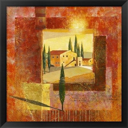 Framed Toscana IV Print