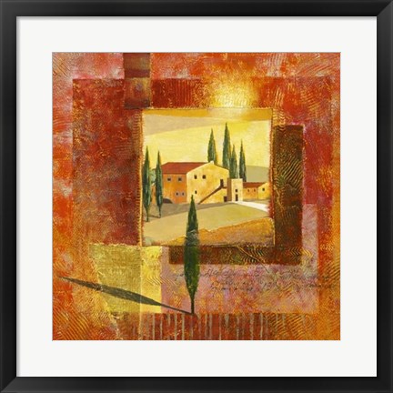 Framed Toscana IV Print