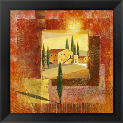 Framed Toscana IV Print