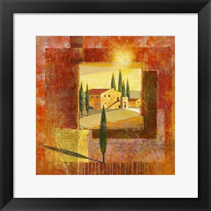 Framed Toscana IV Print