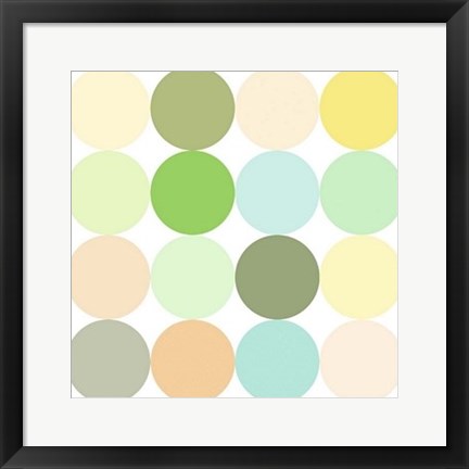 Framed Sixteen Circles Make a Square II Print