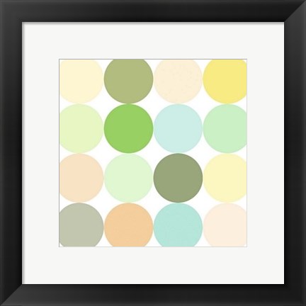 Framed Sixteen Circles Make a Square II Print