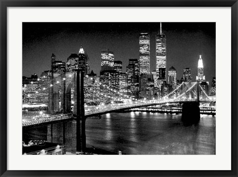 Framed Brooklyn Bridge Print