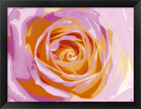 Framed Rose Variation II Print