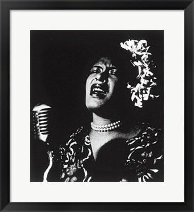 Framed Billie Holiday Print