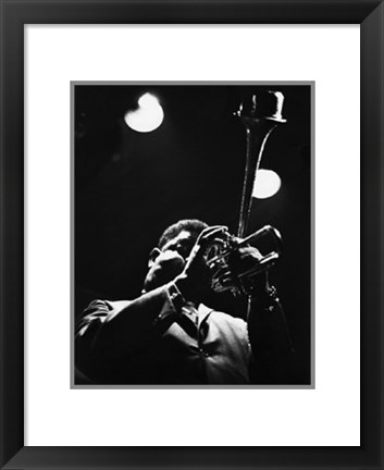 Framed Dizzy Gillespie Signed open edition Print