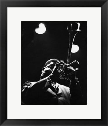 Framed Dizzy Gillespie Signed open edition Print