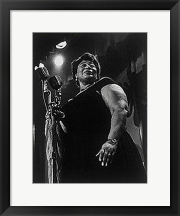 Framed Ella Fitzgerald,  singer Print