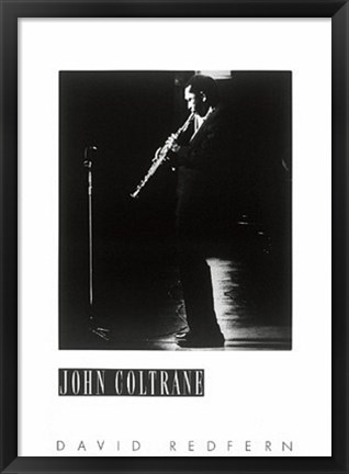 Framed John Coltrane Print