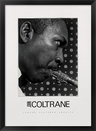 Framed John Coltrane Print