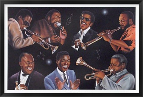 Framed Greatest of All - Rhythm &amp; Jazz Print