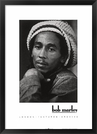 Framed Bob Marley Print