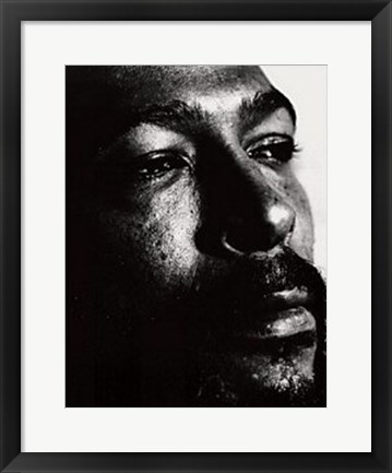 Framed Marvin Gaye Print