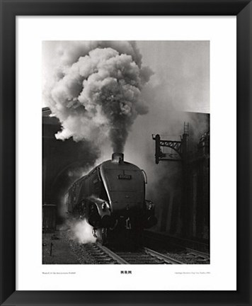 Framed NRM, Woodcock A4 Class Steam Locomotive Print