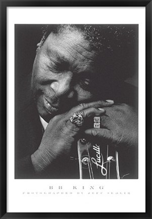 Framed B.B.King Print