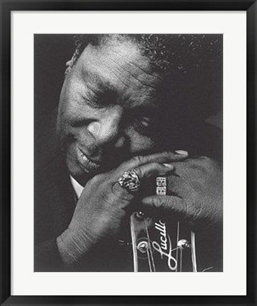 Framed B.B.King Print