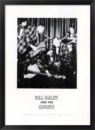 Framed Bill Haley and his comets Print