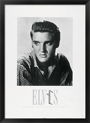 Framed Elvis Print