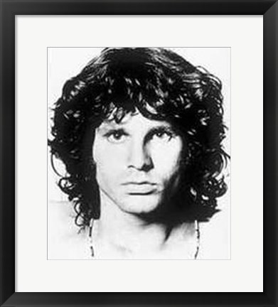 Framed Jim Morrison Print