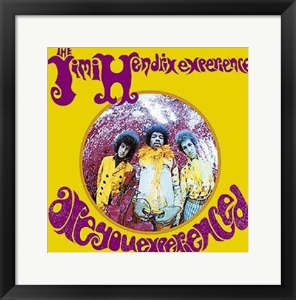 Framed Jimi Hendrix, are you experienced Print