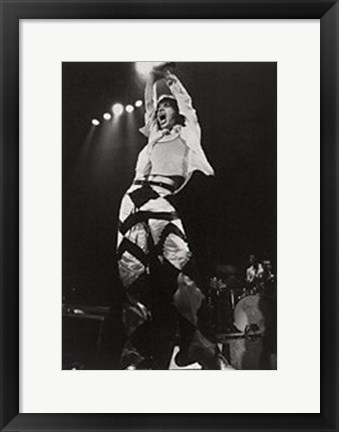 Framed Mick Jagger, On Stage Print