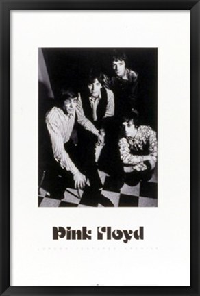 Framed Pink Floyd, Group Photo Print