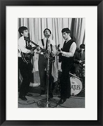 Framed Beatles, jam session Print