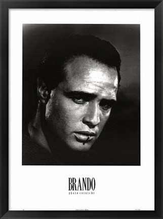 Framed Marlon Brando, photo Print