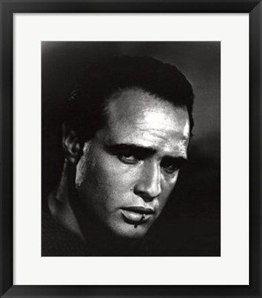 Framed Marlon Brando, photo Print