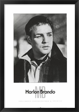 Framed Marlon Brando, photo2 Print