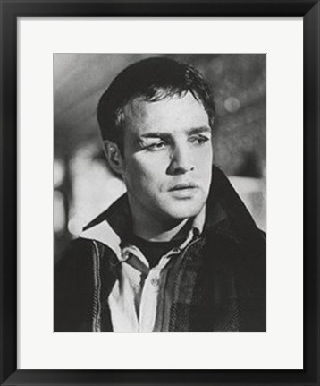 Framed Marlon Brando, photo2 Print