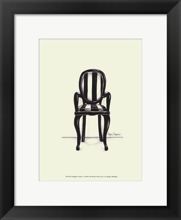 Framed Designer Chair I Print