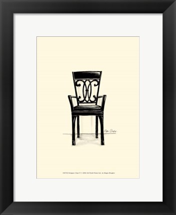 Framed Designer Chair IV Print