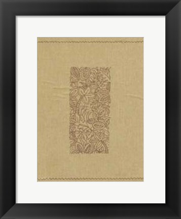 Framed Palm Motif I Print